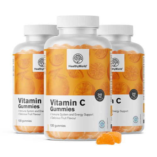 3x Vitamin C, skupaj 360 gumi bonbonov