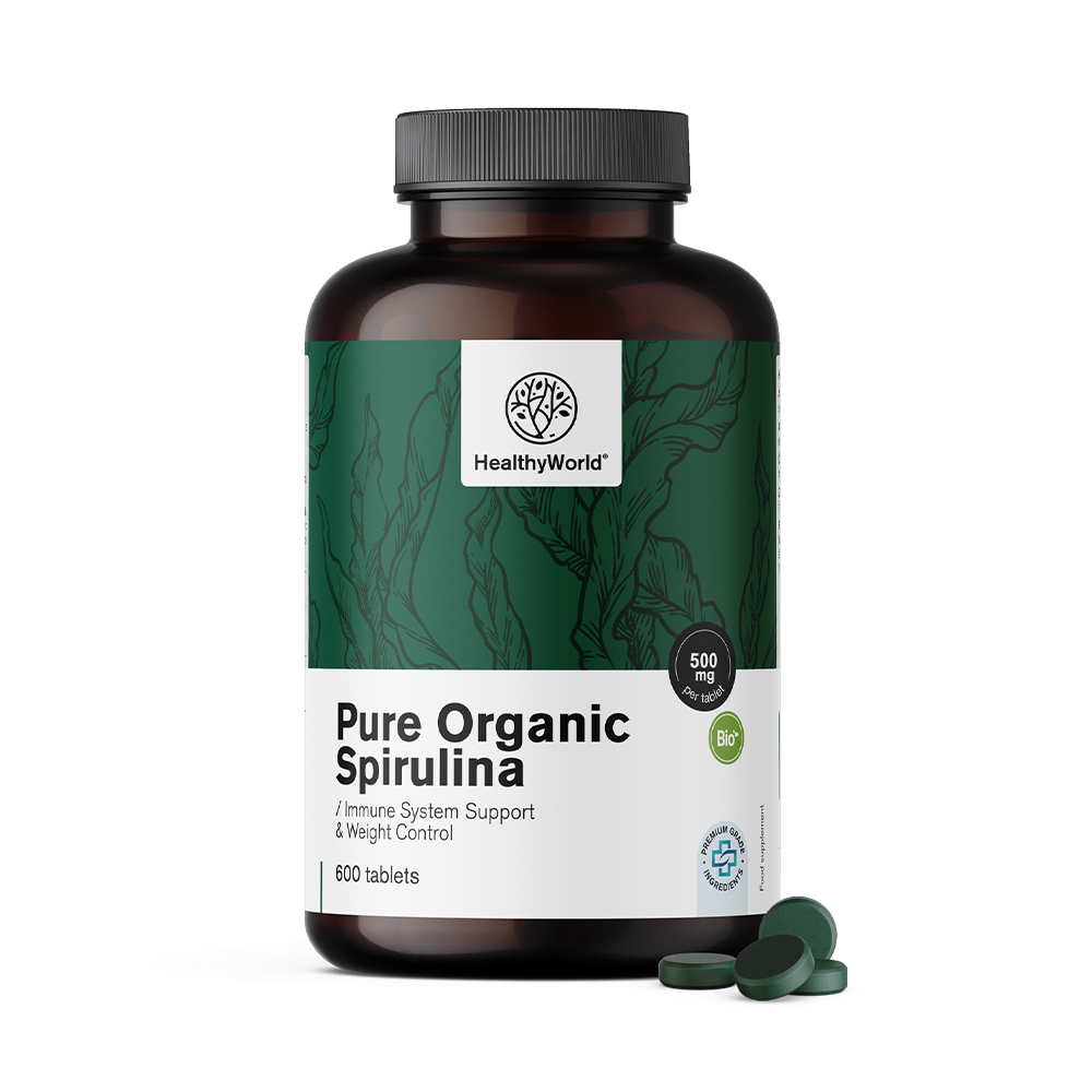 BIO Spirulina 500 mg v tabletah