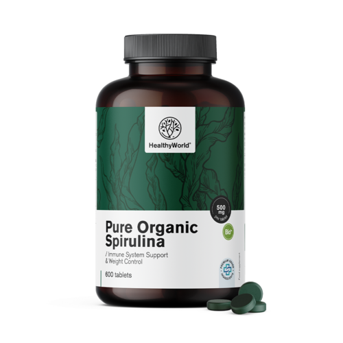 BIO Spirulina 500 mg v tabletah