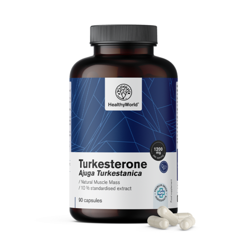 Turkesteron 1200 mg, 90 kapsul
