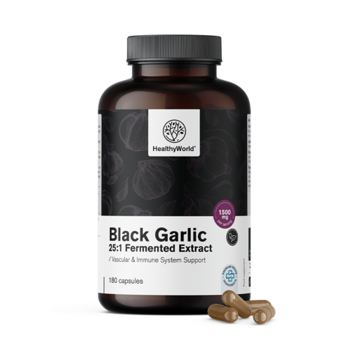 Črni česen 1500 mg v kapsulah