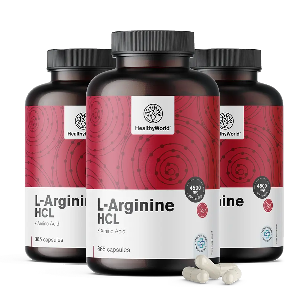 L-arginin 4500 mg v kapsulah