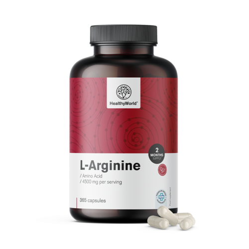 L-arginin 4500 mg v kapsulah