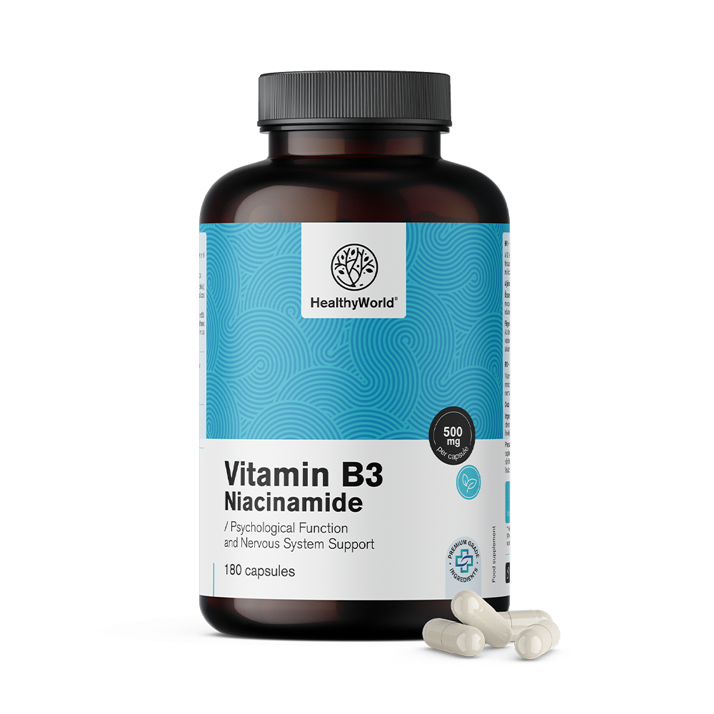 Vitamin B3 500 mg v kapsulah
