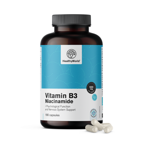 Vitamin B3 500 mg v kapsulah