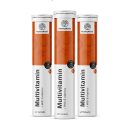 3x Multivitamini – šumeče tablete, skupaj 60 šumečih tablet