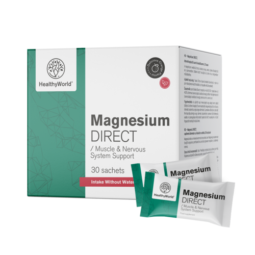 Magnezij DIRECT 400 mg z aromo pomaranče