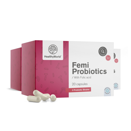 3x Femi Probiotics – za ženske, skupaj 60 kapsul