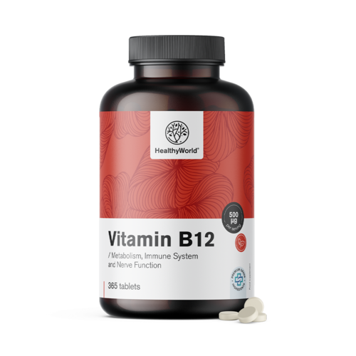 Vitamin B12 500 µg, 365 tablet