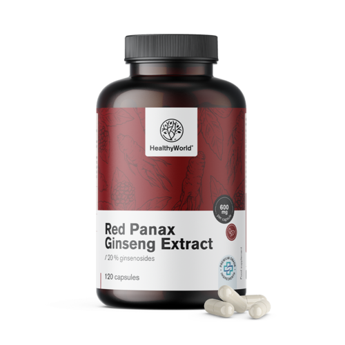 Red Panax Ginseng – izvleček rdečega ginsenga 600 mg