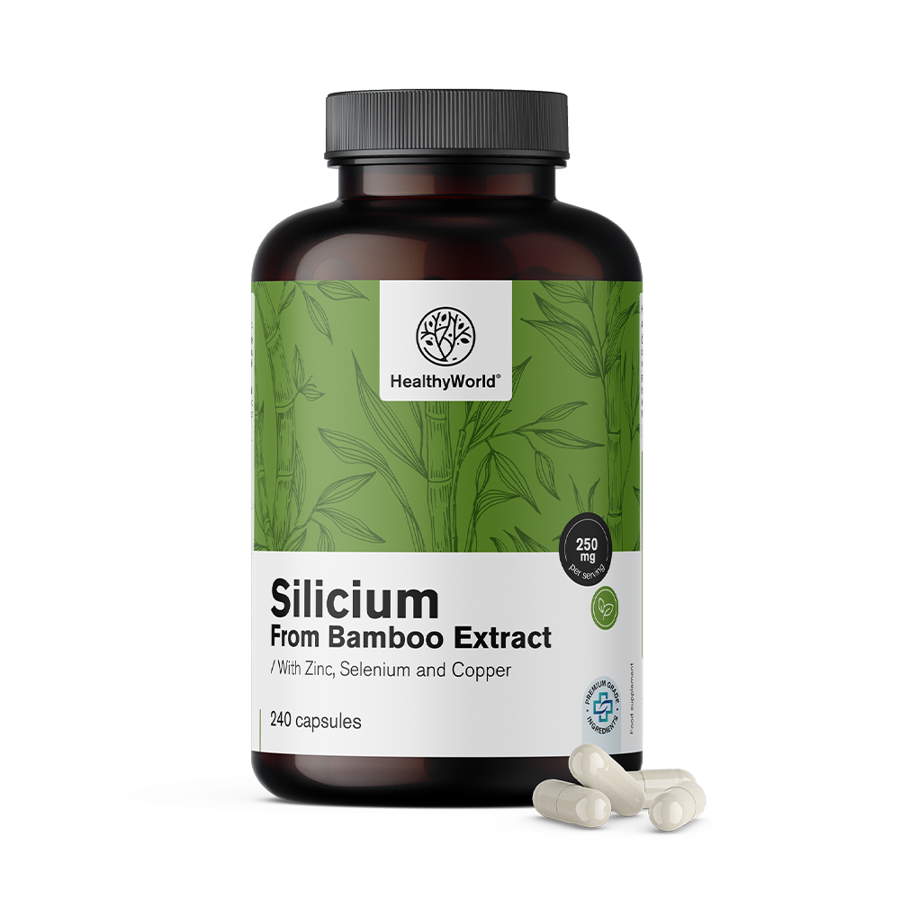 Silicij 250 mg – iz izvlečka bambusa