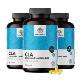 3x CLA 3000 mg – konjugirana linolna kislina, skupaj 540 mehkih kapsul