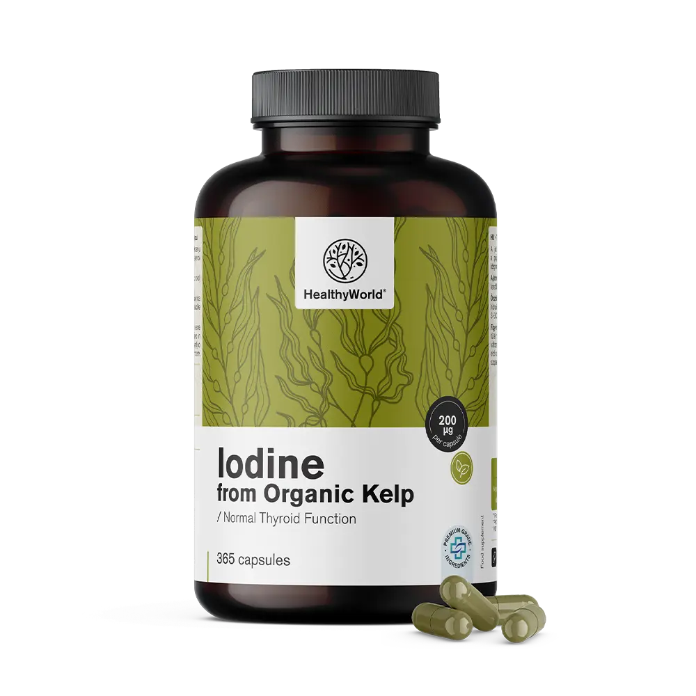 Naravni jod 200 µg – iz BIO alge kelp