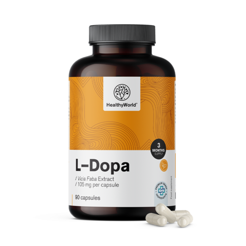 L-dopa 105 mg – iz izvlečka boba, 90 kapsul