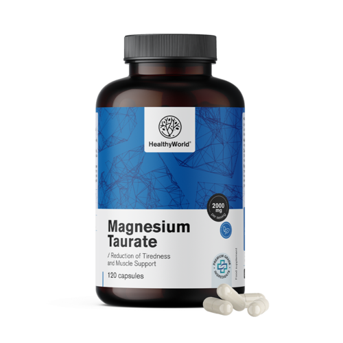 Magnezijev taurat 2000 mg, 120 kapsul
