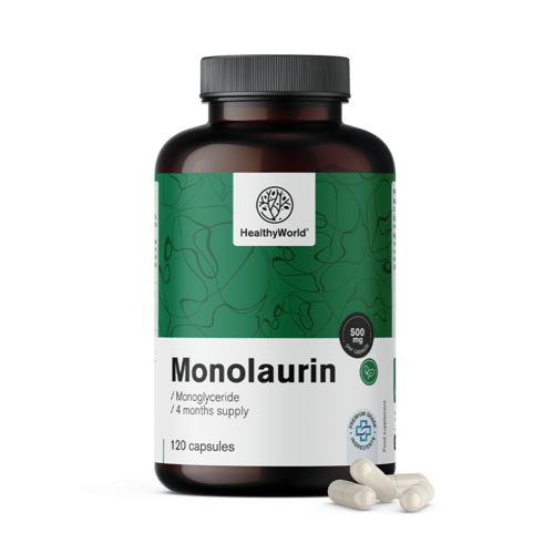 Monolaurin 500 mg v kapsulah