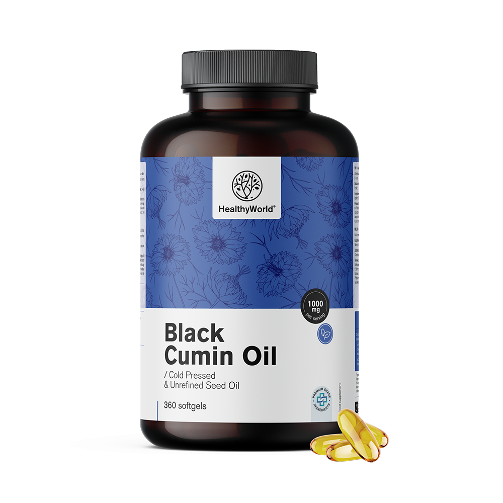 Olje črne kumine 1000 mg