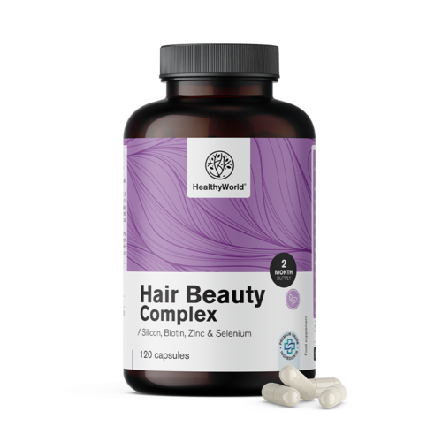 Hair Beauty Complex – Vitamini in minerali za lase, 120 kapsul