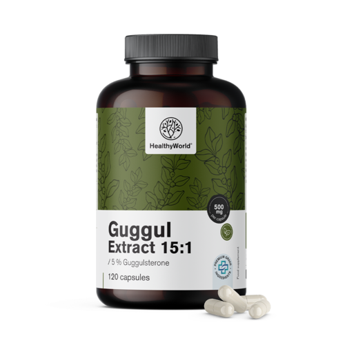 Guggul 500 mg – izvleček 15:1, 120 kapsul