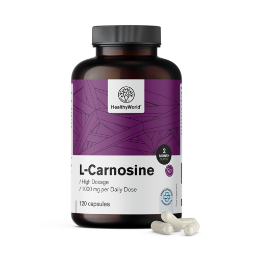 L-karnozin 1000 mg, 120 kapsul