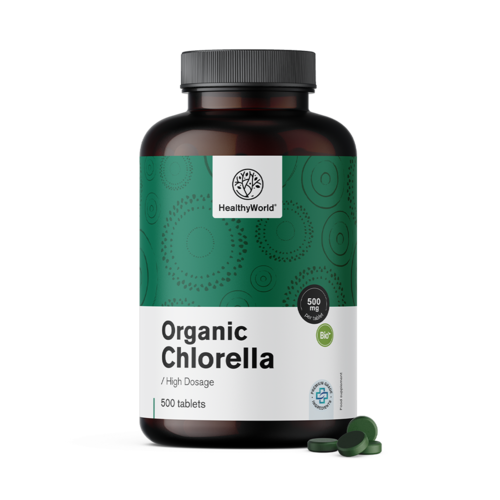BIO Chlorella 500 mg, 500 tablet