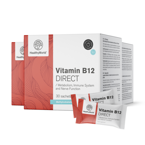 3x Vitamin B12 DIRECT, skupaj 90 vrečk