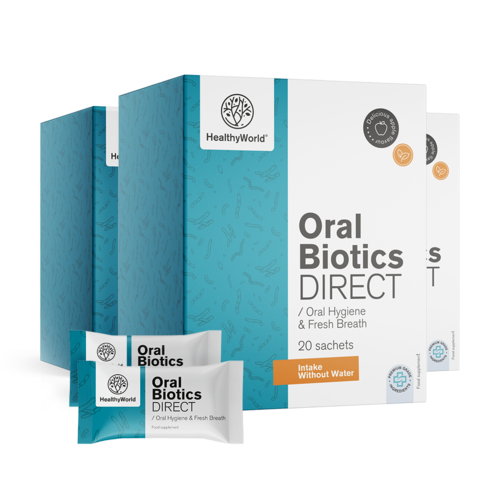 3x Oral Biotics DIRECT, skupaj 60 vrečk