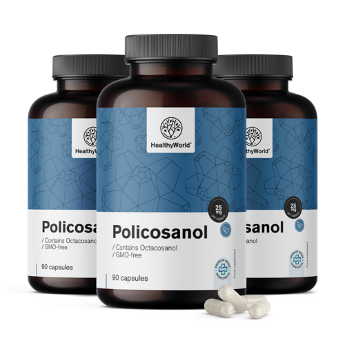 3x Policosanol 25 mg, skupaj 270 kapsul