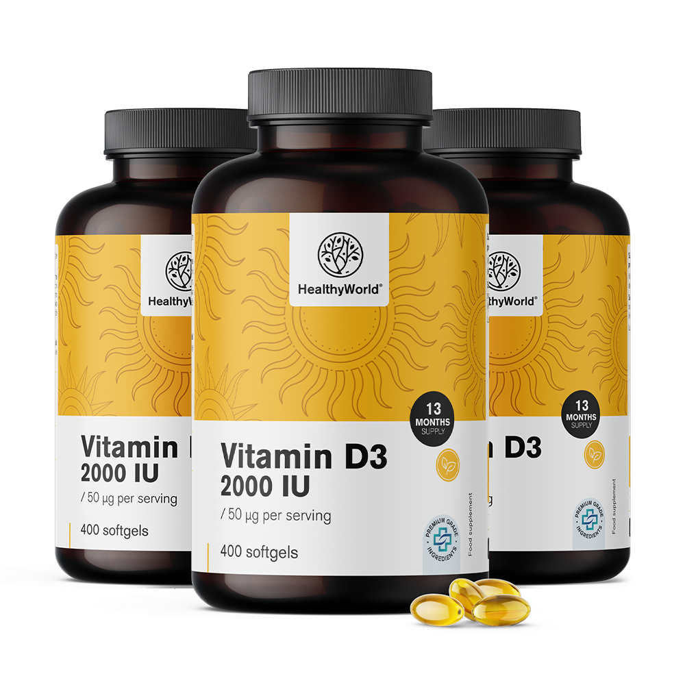 3x Vitamin D3 2000 i.e. Vitamin D3 2000 i.e.