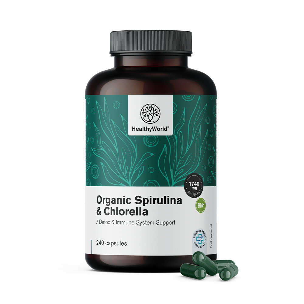 Spirulina in chlorella
