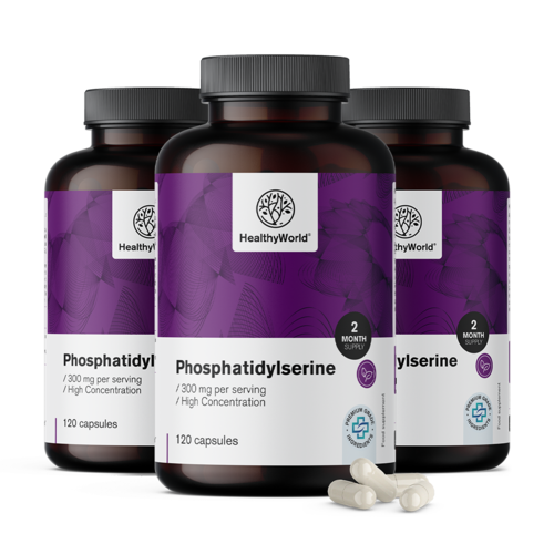 3x Fosfatidilserin, skupaj 360 kapsul