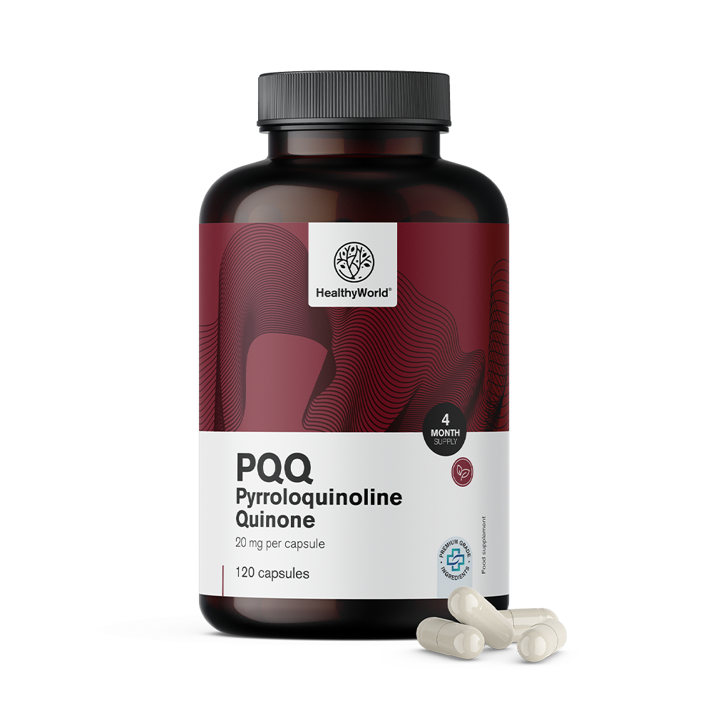 PQQ – pirolokinolin kinon 20 mg