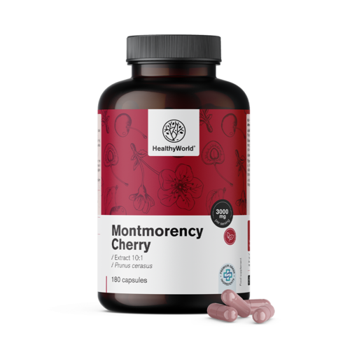 Višnja Montmorency 3000 mg, 180 kapsul
