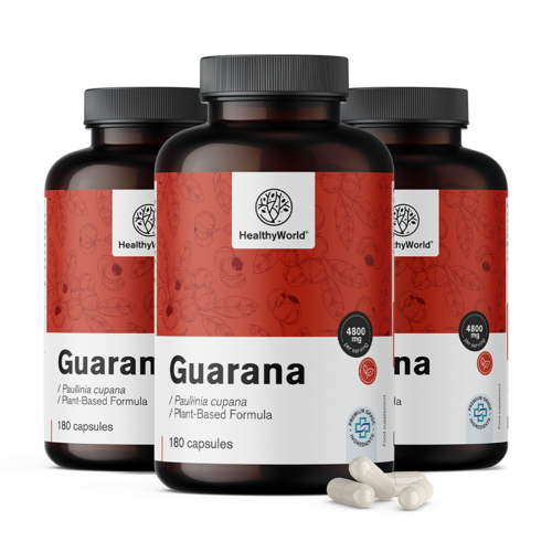 3x Guarana 4800 mg, skupaj 540 kapsul