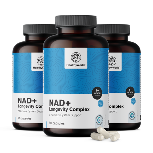 3x NAD+ Longevity Complex, skupaj 270 kapsul