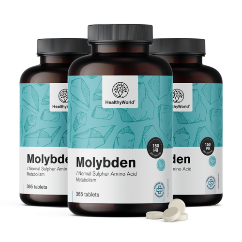 3x Molibden 150 µg, skupaj 1095 tablet