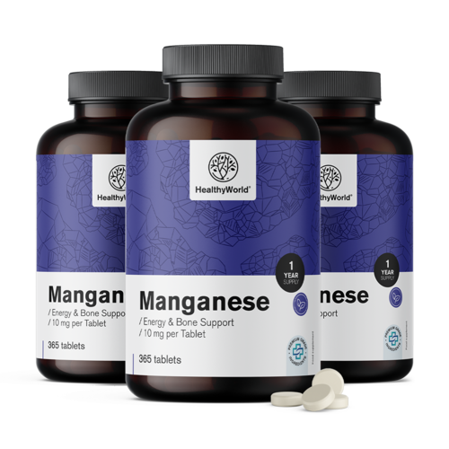 3x Mangan, skupaj 1095 tablet