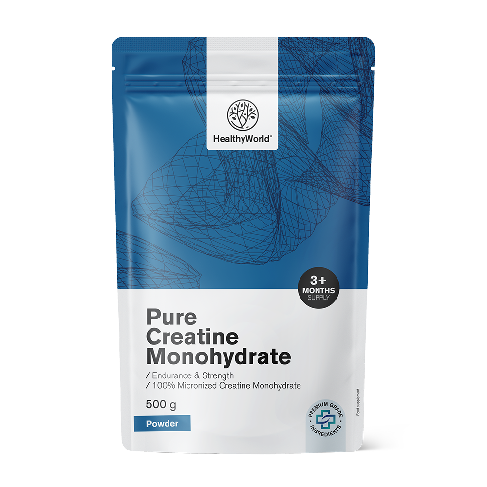 Pure kreatin monohidrat v prahu