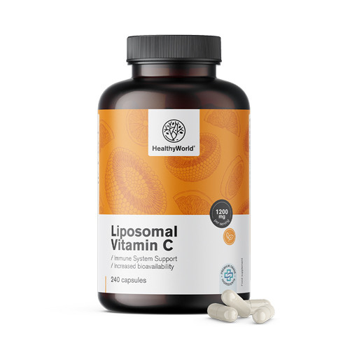 Liposomski vitamin C 1200 mg z izvlečkom šipka