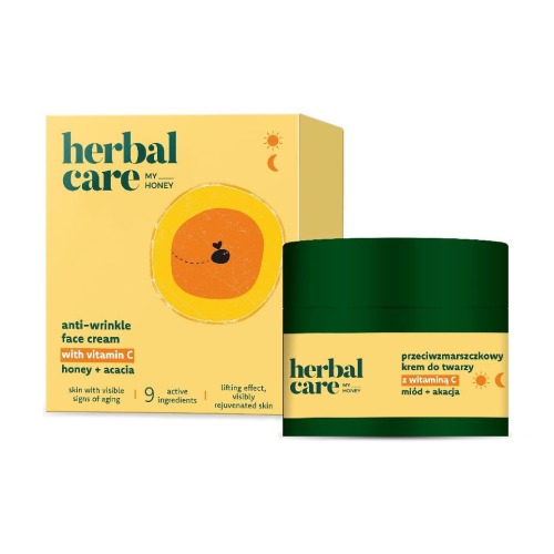 Krema proti gubam z vitaminom C, medom in akacijo, 50 ml