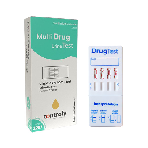 Test na droge iz urina - 6 parametrov