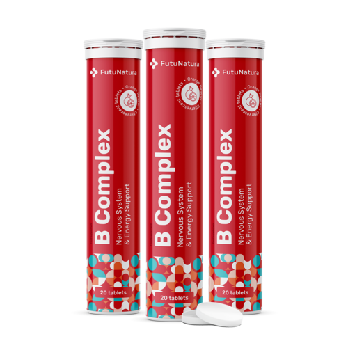 3x B-kompleks – šumeče tablete, skupaj 60 šumečih tablet
