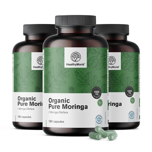 BIO Moringa v kapsulah 1650 mg