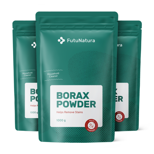 3x Boraks – natrijev tetraborat, skupaj 3000 g