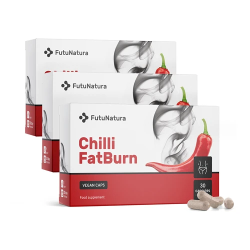 3x Chilli FatBurn, skupaj 90 kapsul