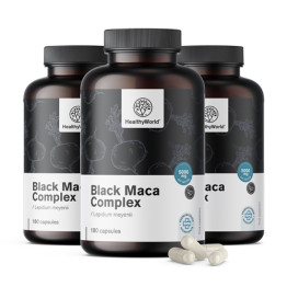 3x Črna maca kompleks 5000 mg, skupaj 540 kapsul