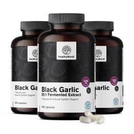 3x Črni česen 1500 mg, skupaj 540 kapsul