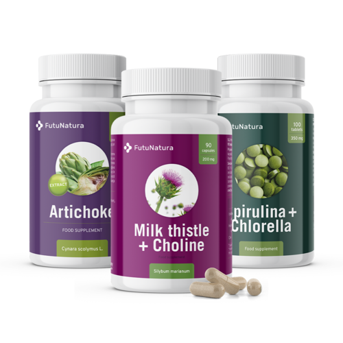 DETOX: Pegasti badelj + Artičoka + Alge, komplet