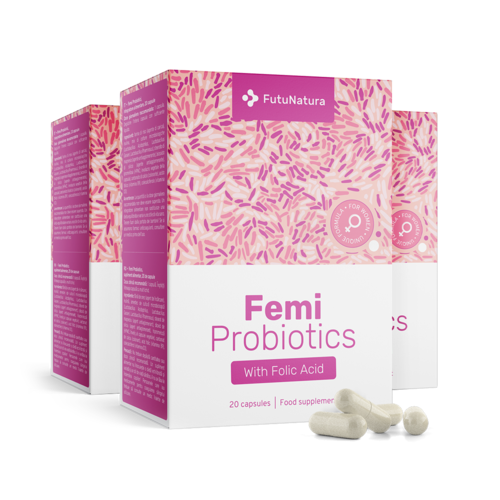 3x Femi Probiotics – za ženske, skupaj 60 kapsul