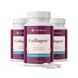 3x Kolagen + vitamin C + hialuronska kislina, skupaj 360 tablet